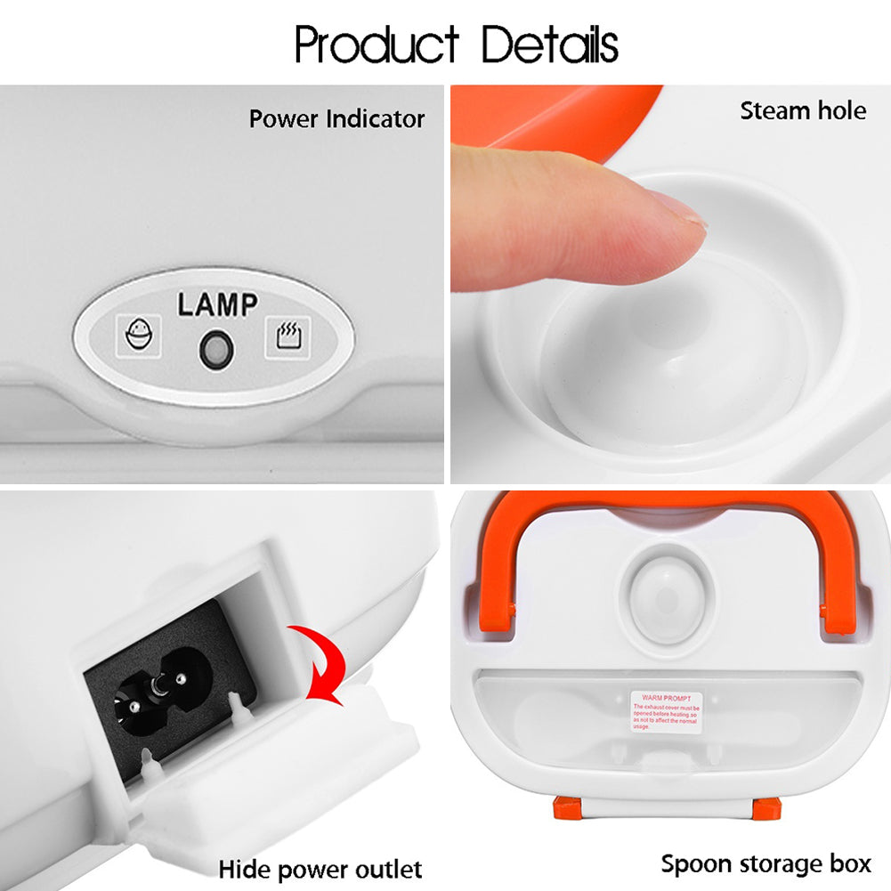 Portable Electric Heater Lunch Box – Enjoy Hot Meals Anytime, Anywhere